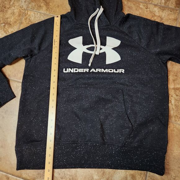 Under Armour Hoodie – Women’s Large, Black w/ White Specs, NWT - Picture 8 of 9
